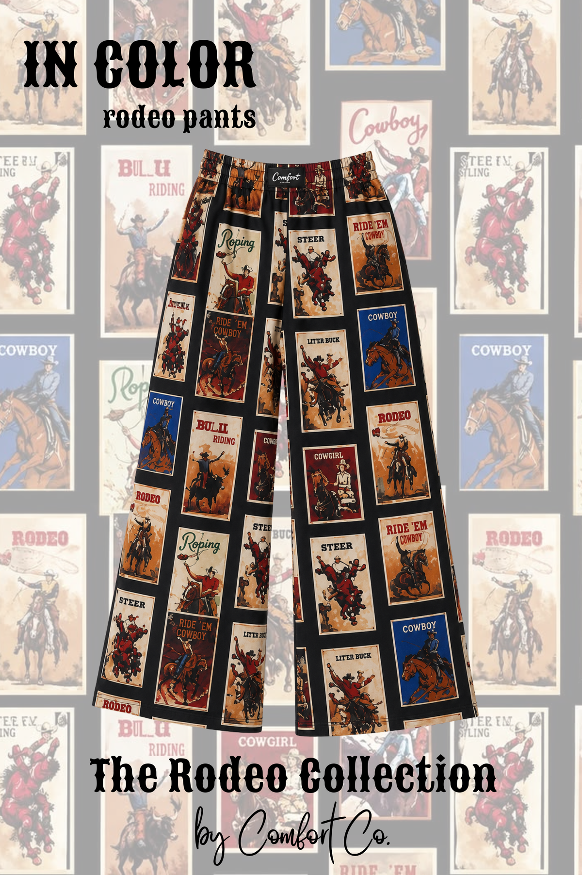 “In Color” Rodeo Pants (Mama & Mini Sizes)