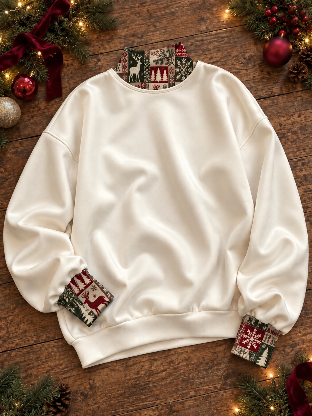 Vintage Noel Mock Neck