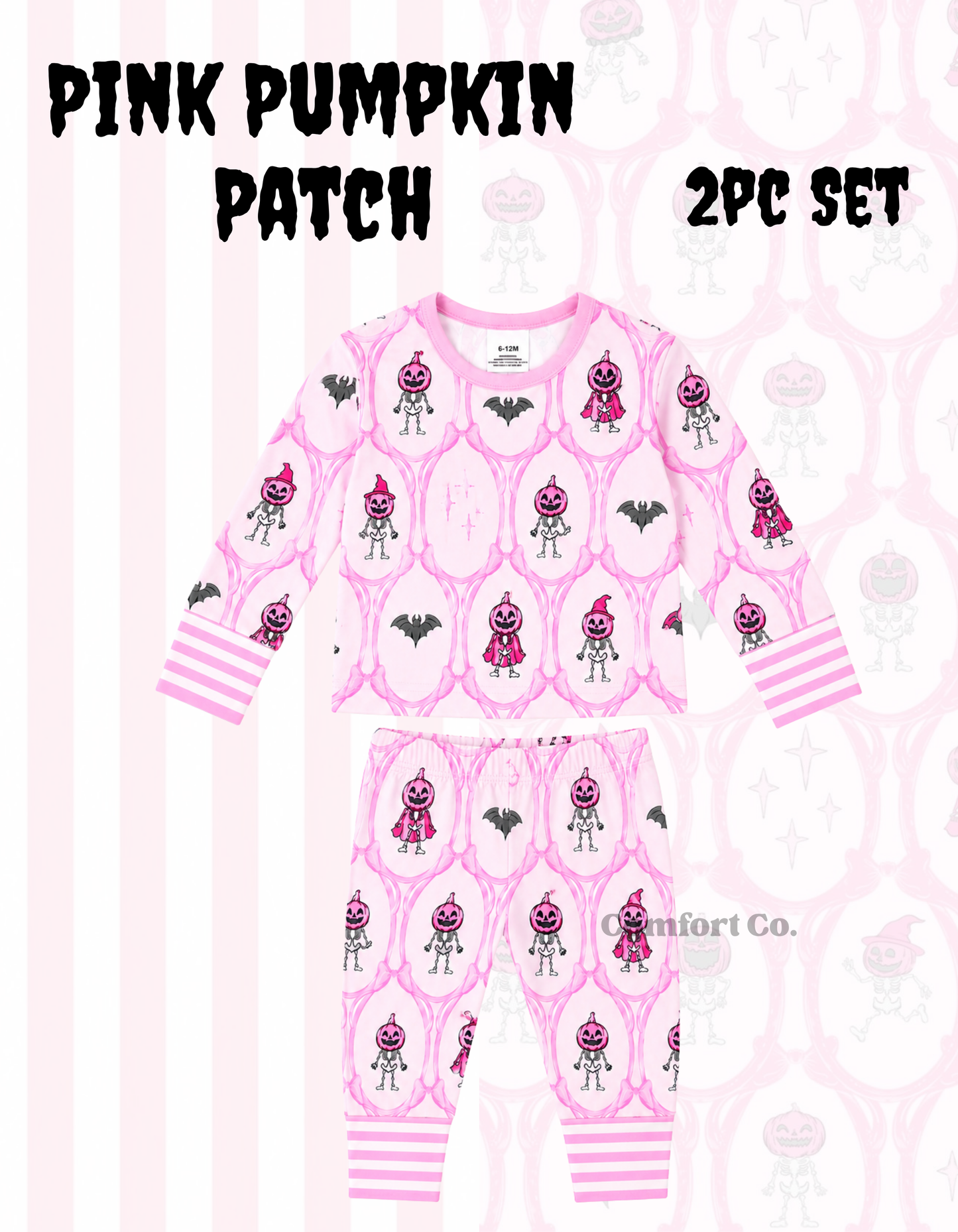 Pink Pumpkin Patch 2pc Set