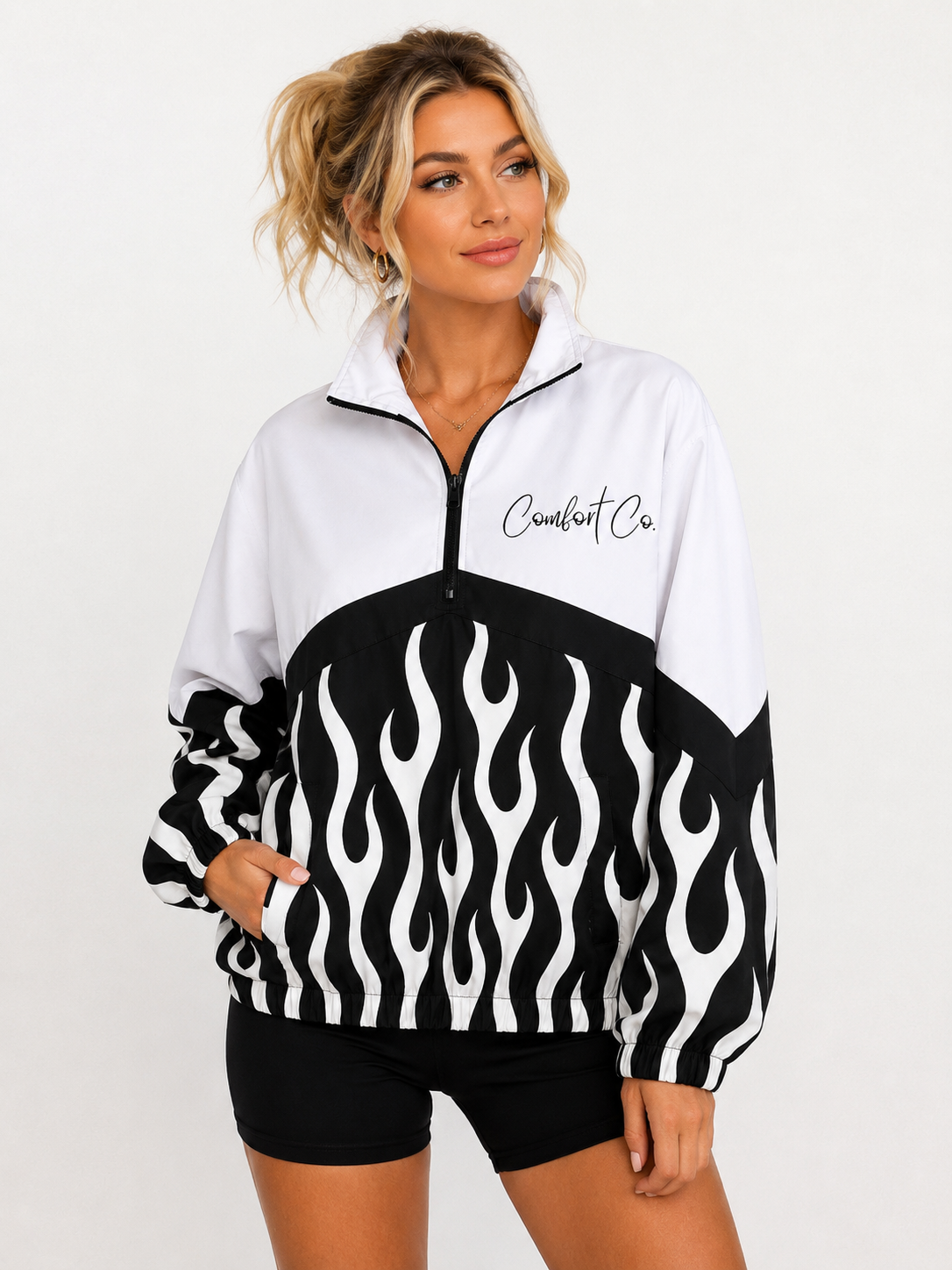 Comfort Co. Flame Quarter-zip