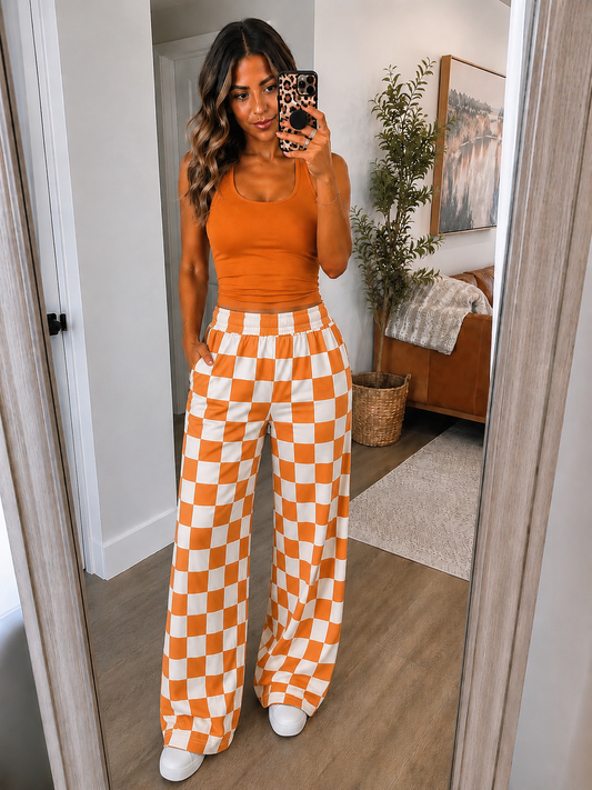 Game Day Checkered Pants