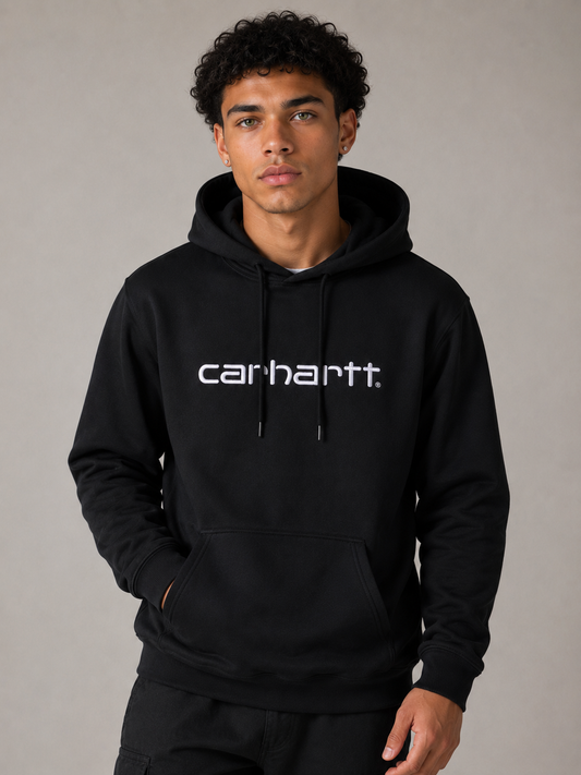 Embroidered Cotton Hoodie