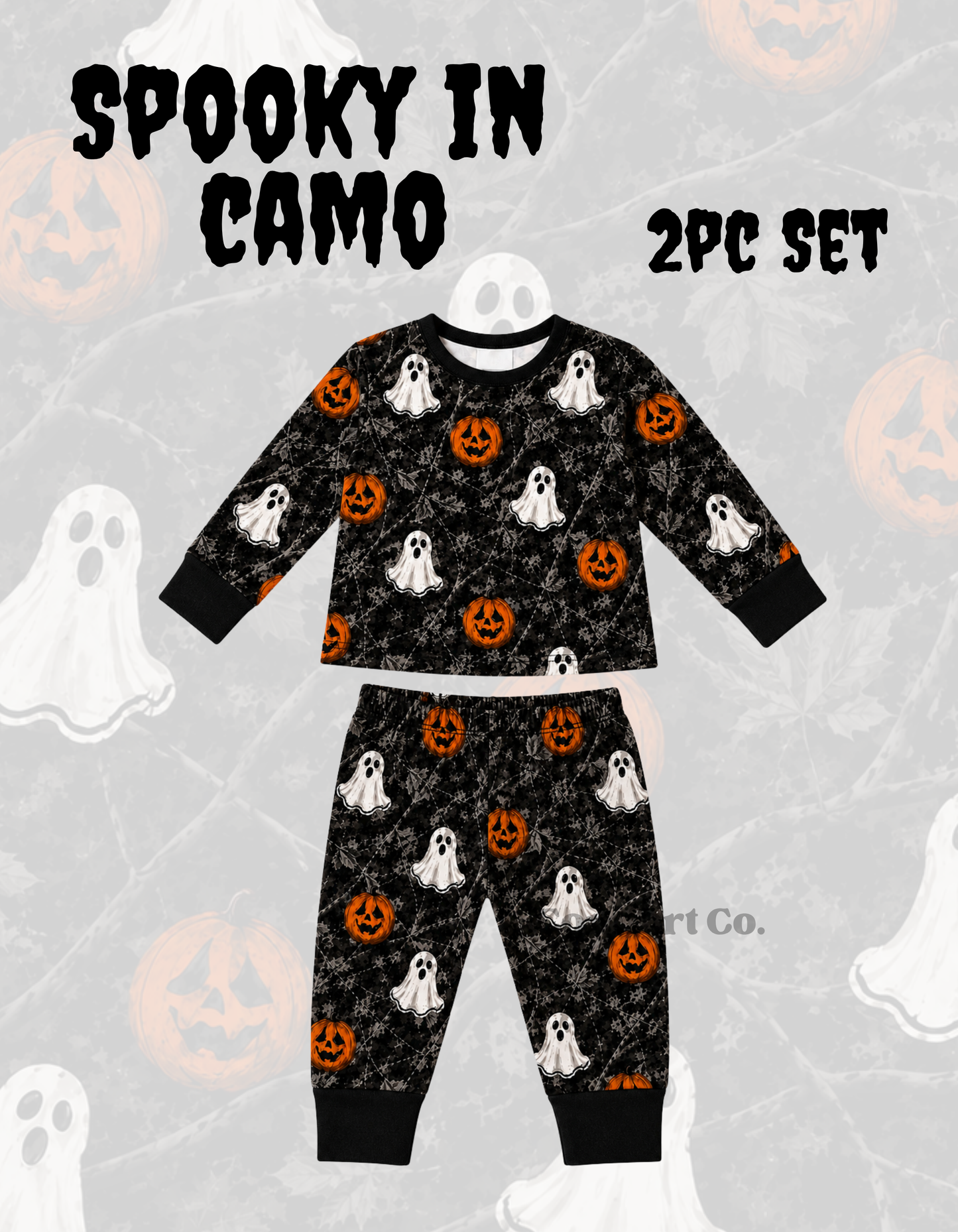 Spooky in Camo 2pc Set