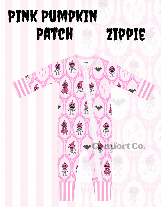 Pink Pumpkin Patch Zippie