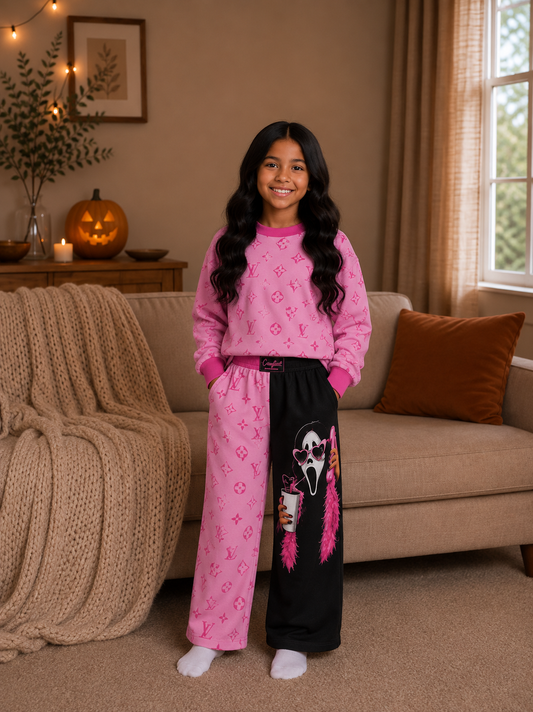 Kids Scream Halloween Spooky Pants