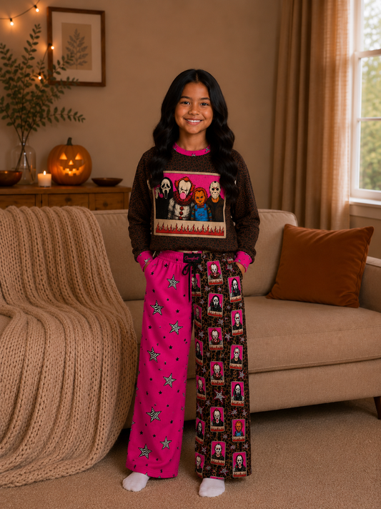 Kids Horror Polaroid Spooky Pants