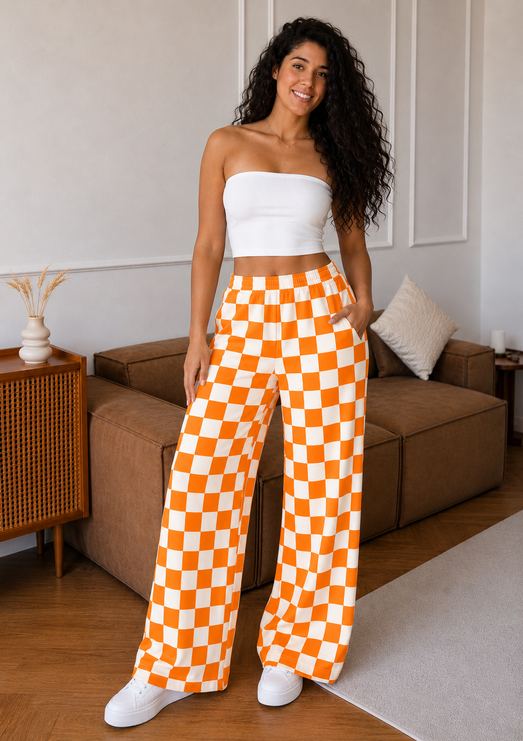 Game Day Checkered Pants