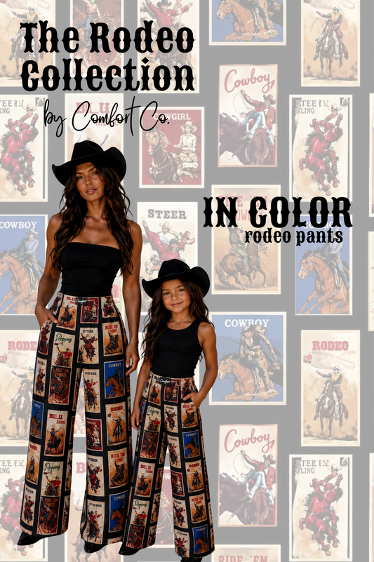 “In Color” Rodeo Pants (Mama & Mini Sizes)