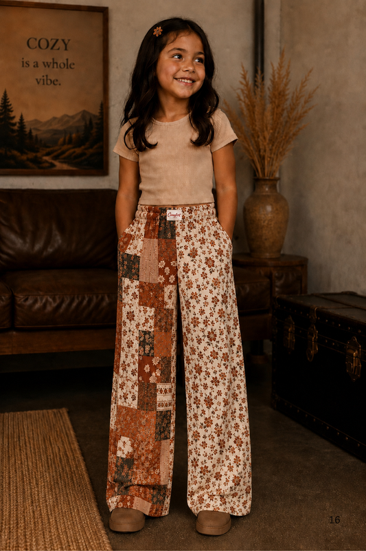Patchwork Petal Pants (Mama & Mini)