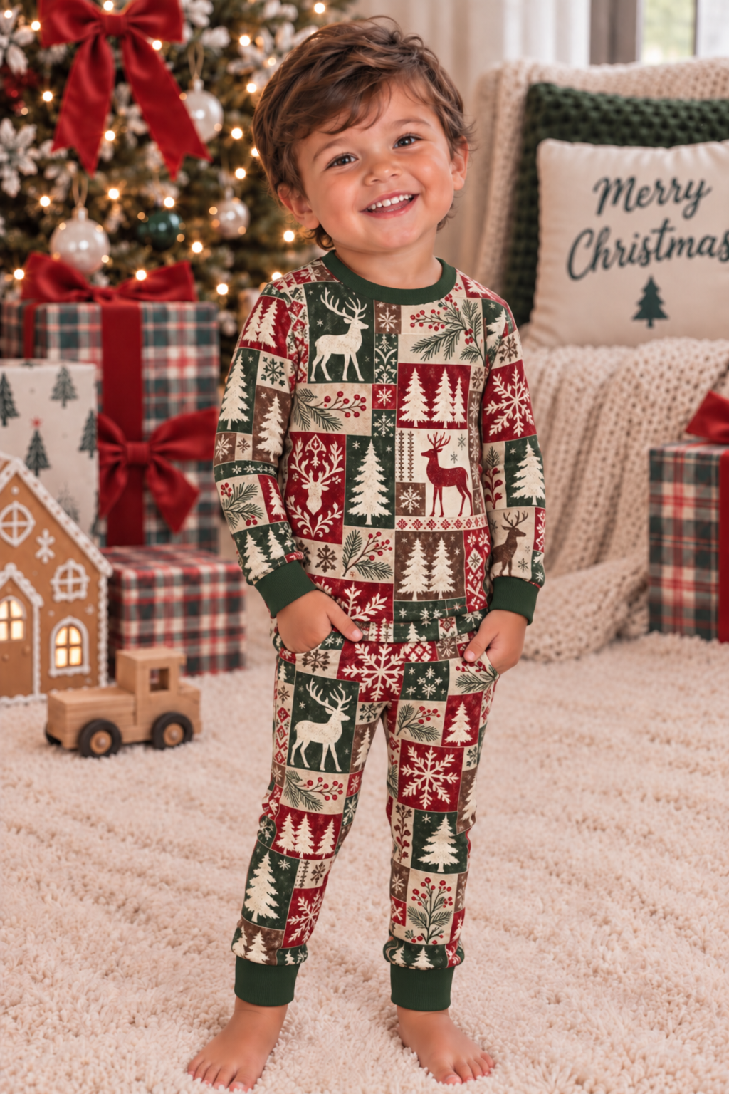 Vintage Noel 2pc Set