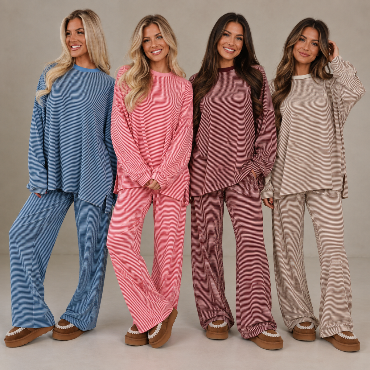 Striped Lounge Set