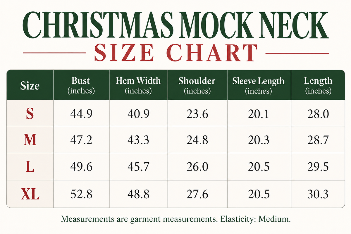Christmas Mock Necks