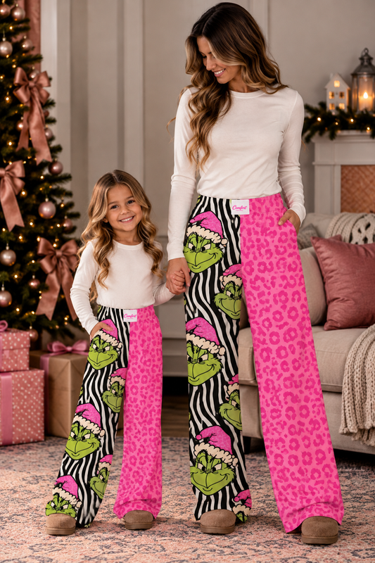 Grinch, Please! Split Pants (Mama & Mini)