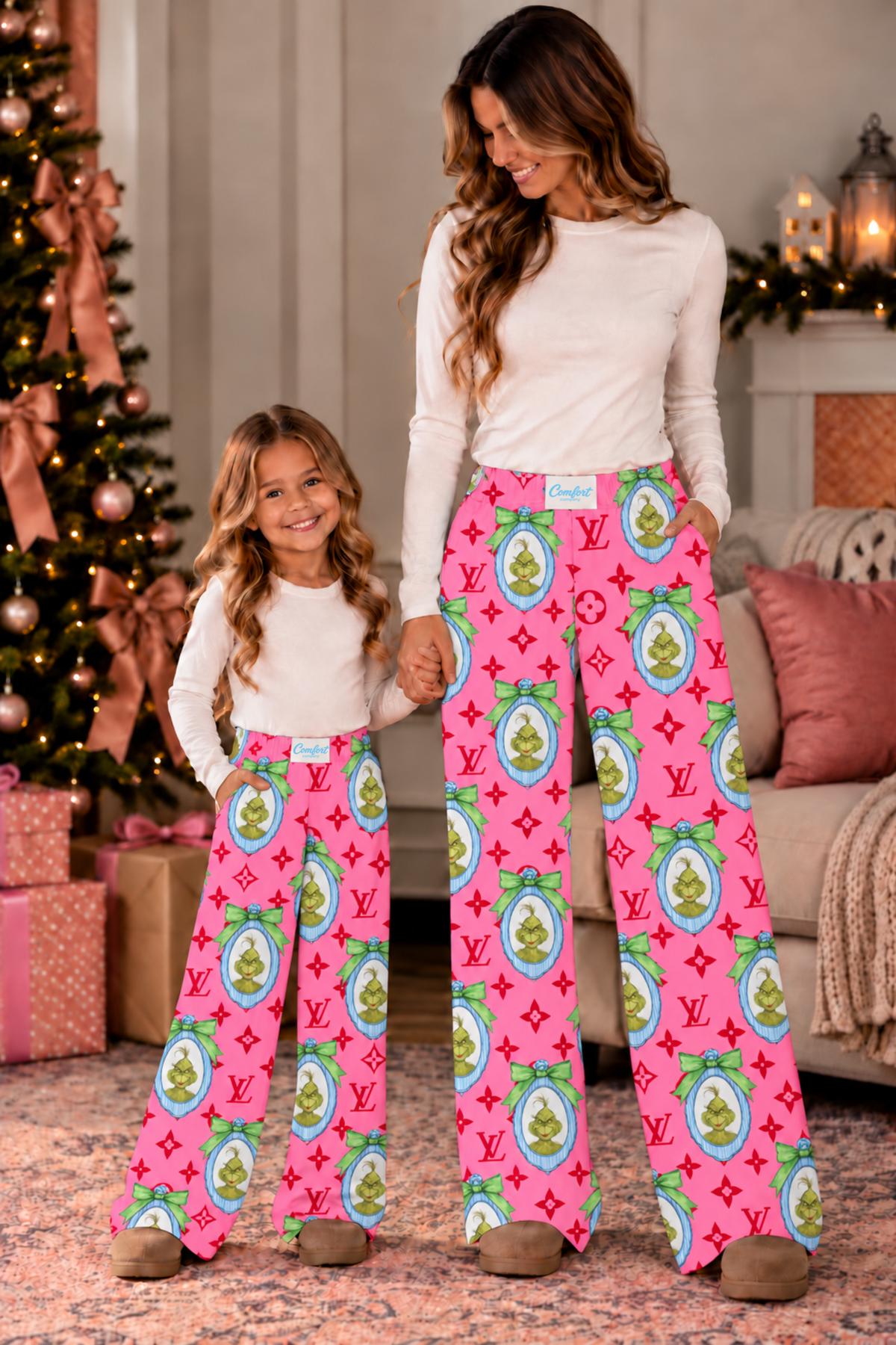 Boujee & Grinchy Pants (Mama & Mini)