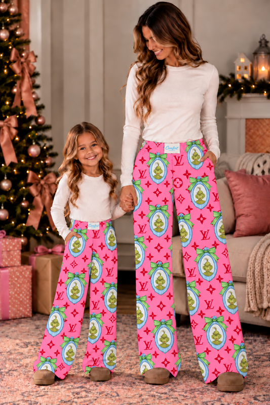 Boujee & Grinchy Pants (Mama & Mini)