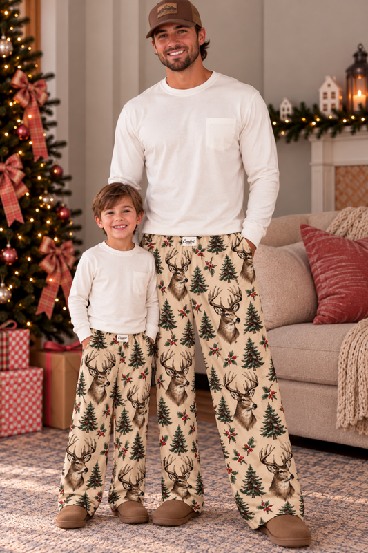 Antlers & Evergreen Pants (Dada & Dude)