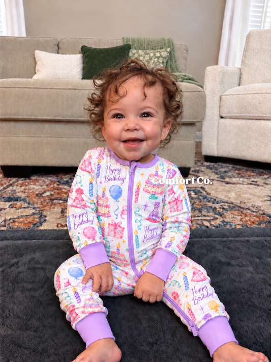 Convertible Bamboo Zippie | Cake & Confetti