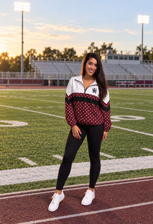 Classic Polka Dot Windbreaker
