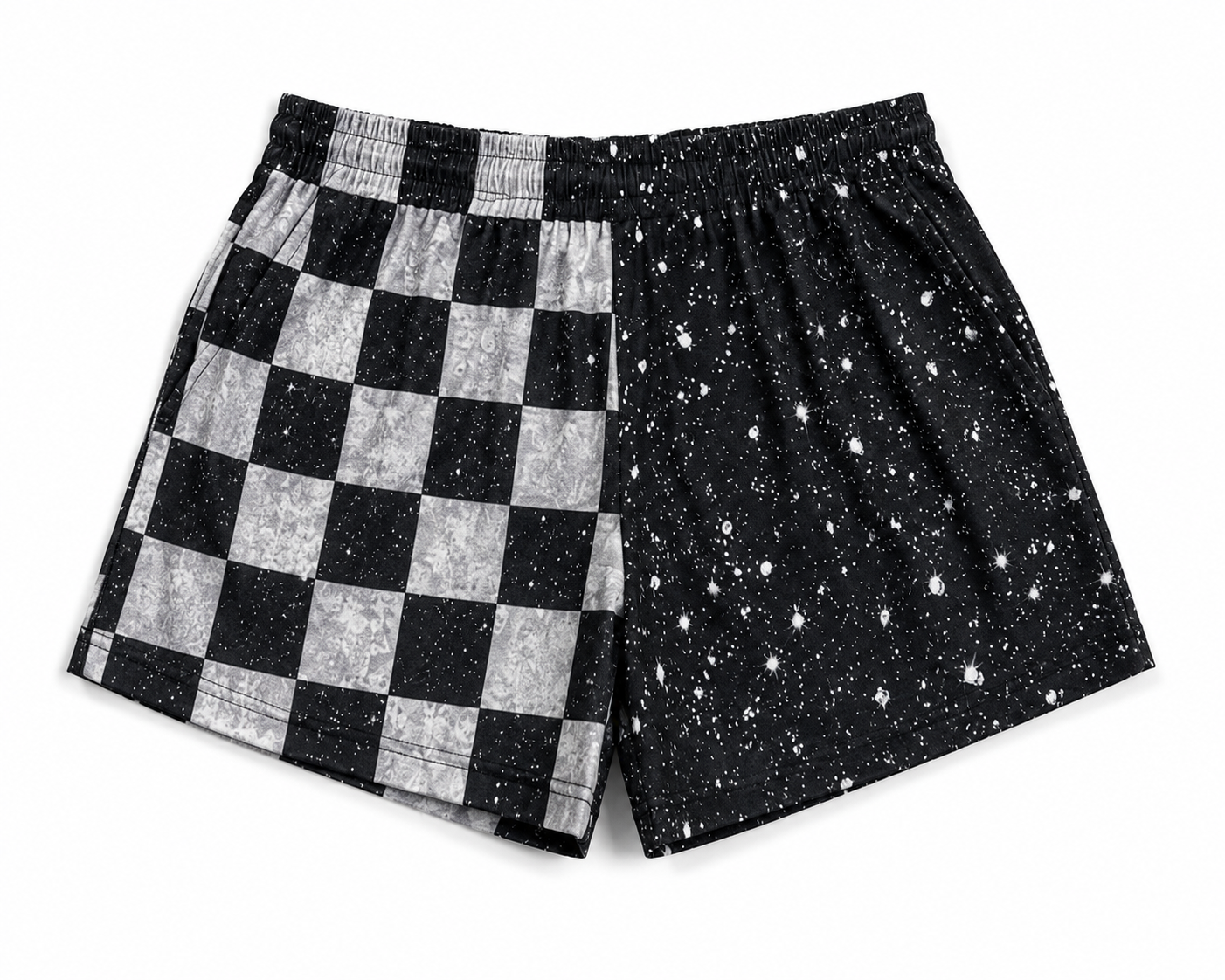 Faux Glitter Split Shorts (SHORTS ONLY)
